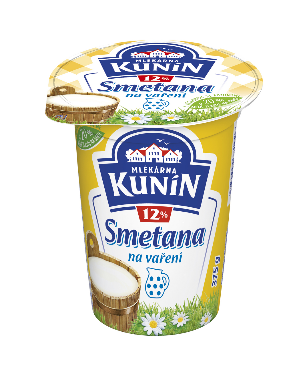 MLÉKÁRNA KUNÍN Smetana 12 % 375 g