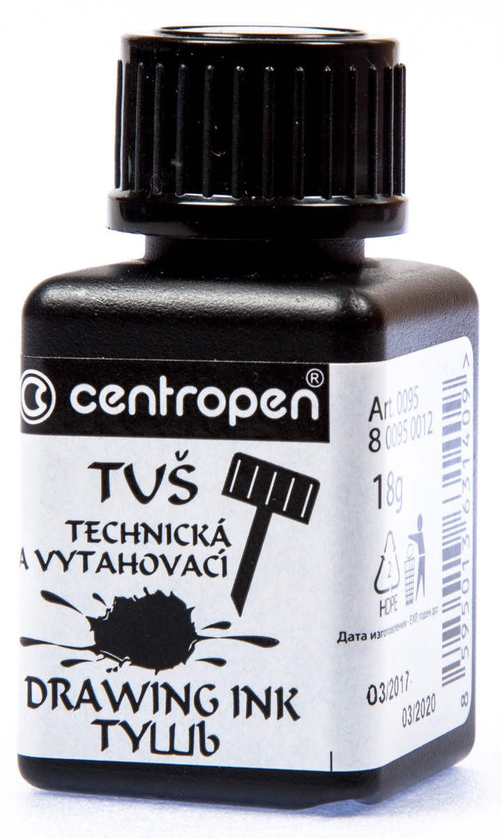 Tuš Centropen černá 18g 1 ks