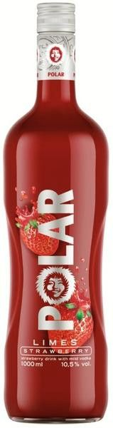 POLAR Limes strawberry/jahoda 10,5% 1 l