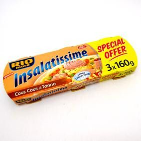 RIO mare Insalatissime Cous Cous salát tuňákový 3 x 160 g