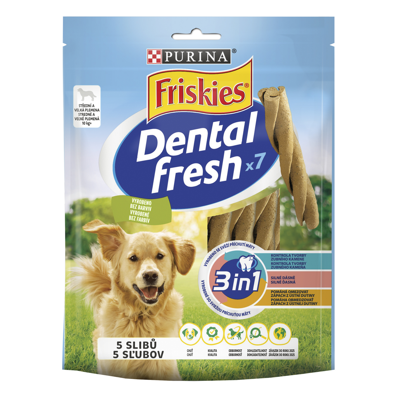 Friskies Dental Fresh pamlsky pro psy 180 g
