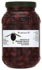 HERMES Olivy černé Kalamata s peckou chlaz. 3 kg