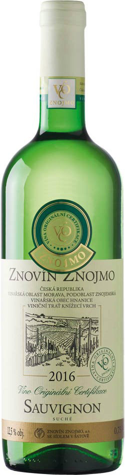 ZNOVÍN ZNOJMO Sauvignon VOC 6 x 750 ml