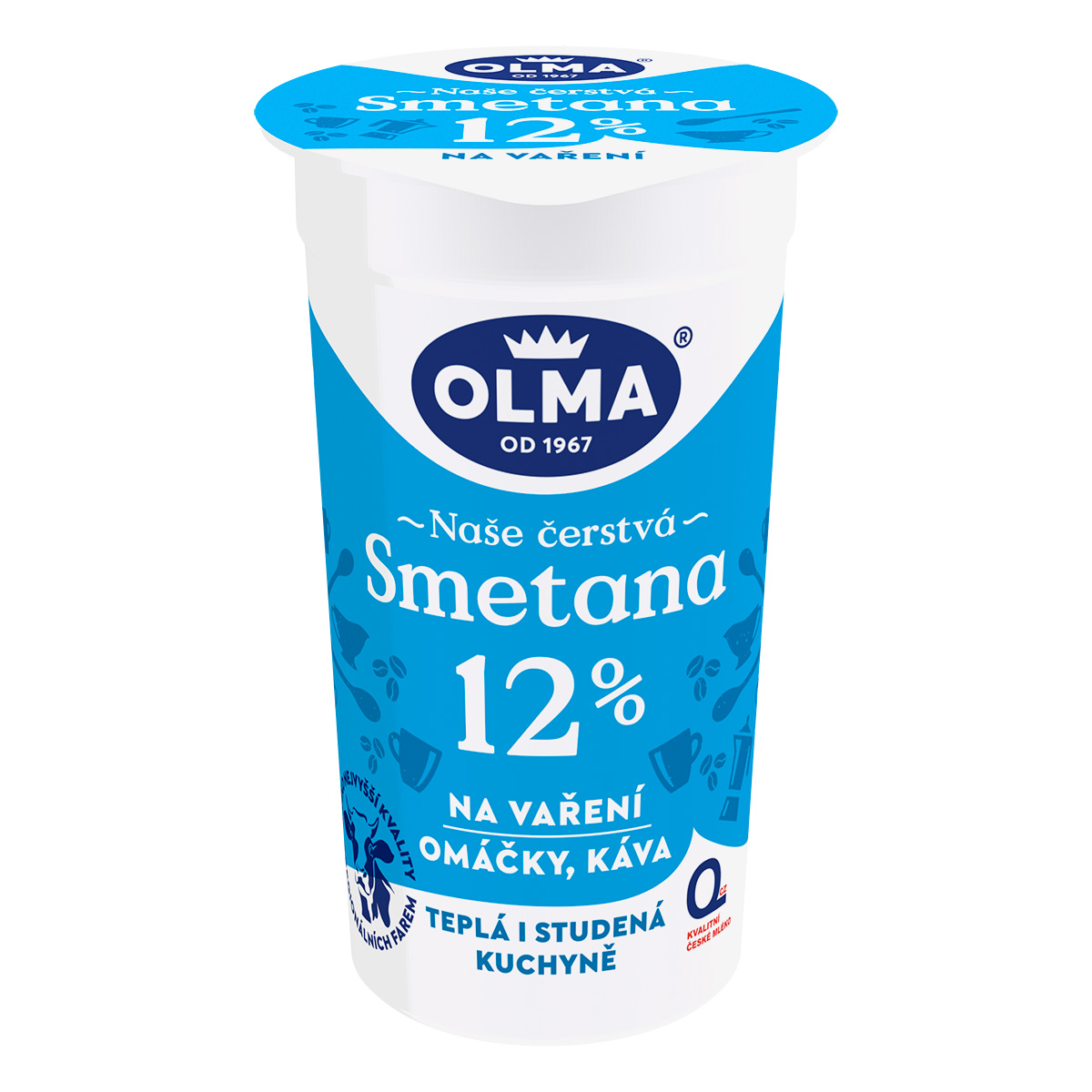OLMA Smetana 12% 200 g