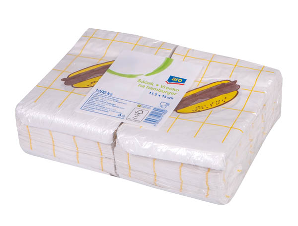 aro Sáček na hamburger 11,5 x 15 cm 1000 ks