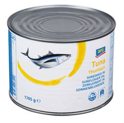 aro Tuňák drcený v rostlinném oleji 1705 g