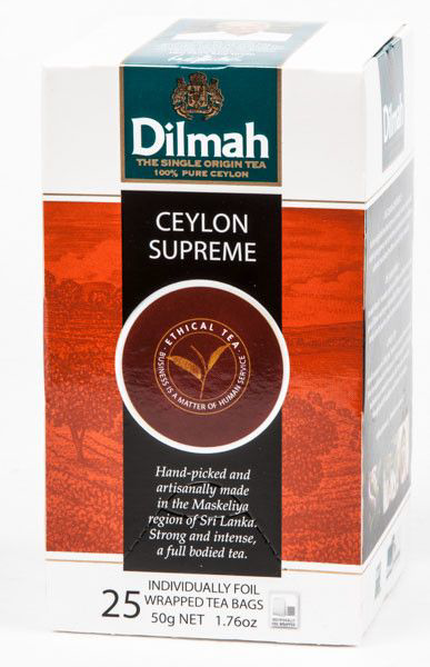 Dilmah Čaj černý Gourmet Ceylon Supreme 25 x 2 g