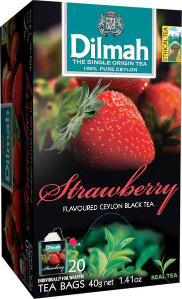 Dilmah Čaj černý jahoda 40 g