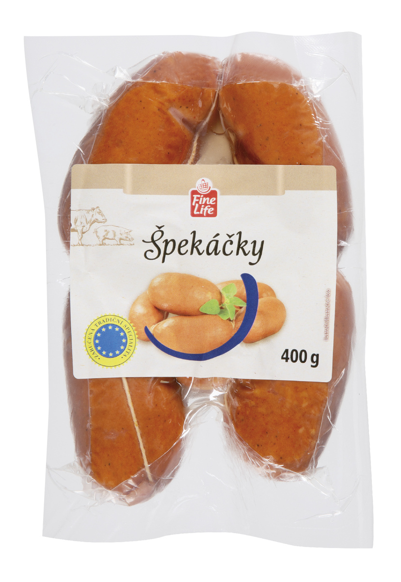 Fine Life Špekáčky Z.T.S. (Zaručená tradiční specialita) chlaz. 400 g 