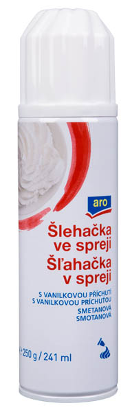 aro Šlehačka ve spreji 17 % chlaz. 12 x (12 x 250 g)