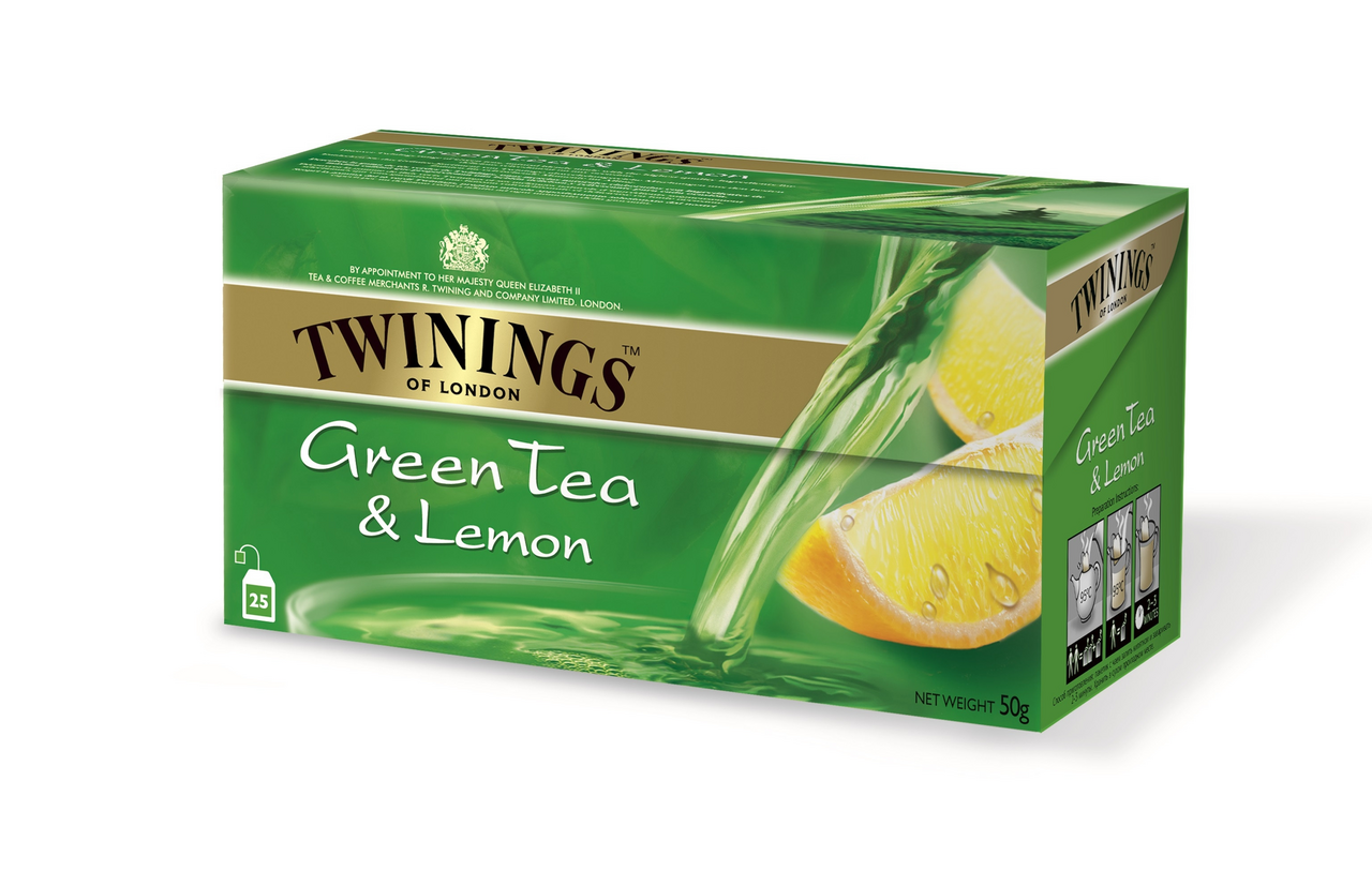 TWININGS Čaj zelený s citronem 40 g