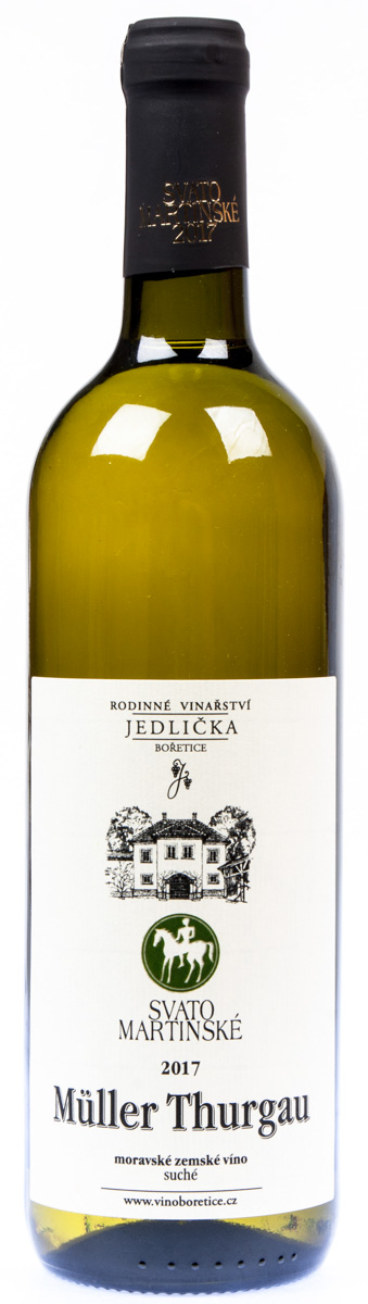 Rodinné vinařství Jedlička Svatomartinecké Müller Thurgau 750 ml
