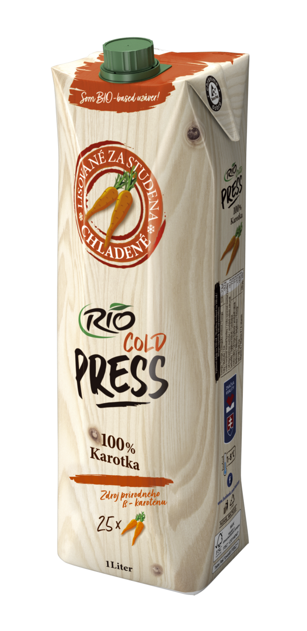 RIOFRESH Rio Cold Press Šťáva z karotky 100% SK chlaz. 1 l