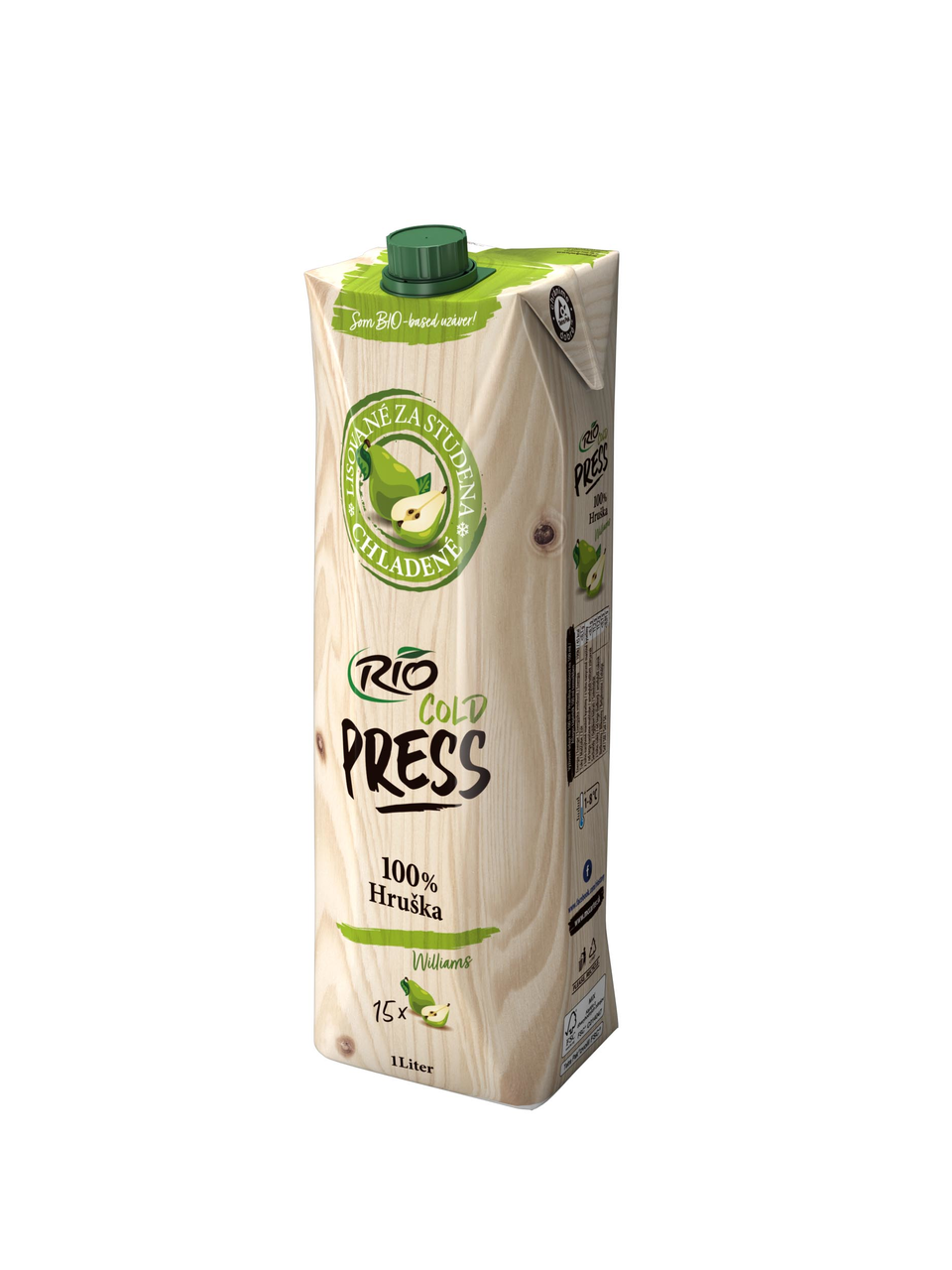 RIOFRESH Rio Cold Press Šťáva z hrušek 100% SK chlaz. 1 l