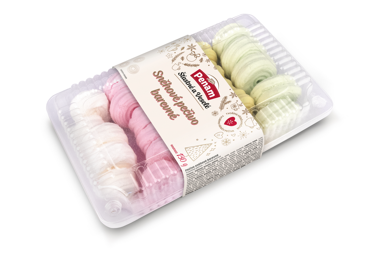 Pečivo sněhové barevné 16 x 130 g