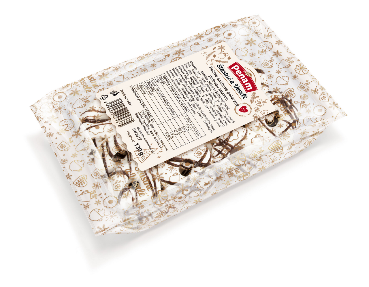 Pečivo sněhové s polevou 130 g