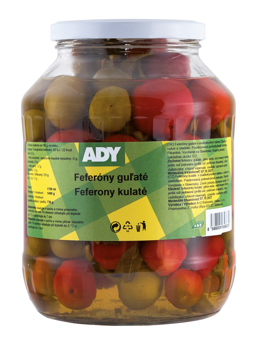 ADY Feferony kulaté 1,4 kg