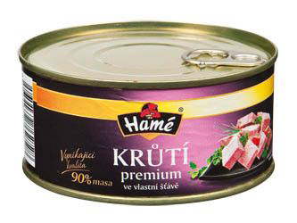 Hamé krůtí maso ve vlastní šťávě 4 x 290 g