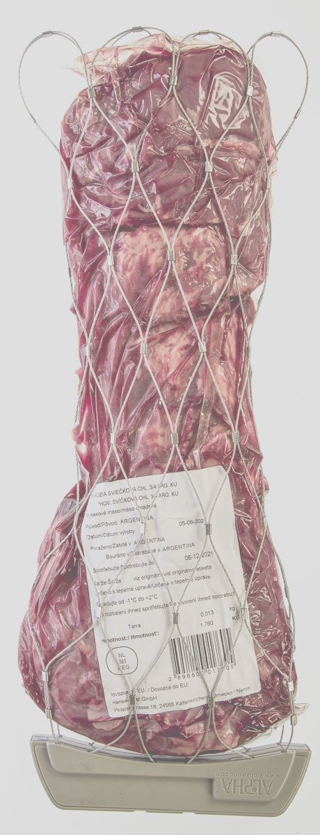 Hovězí svíčková 3/4 kuch. úpr. ARG chlaz. váž. cca 1,5 kg
