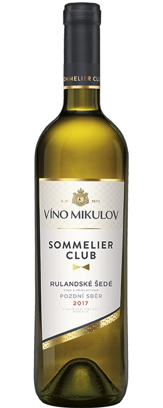 VÍNO MIKULOV Sommelier club Rulandské šedé pozdní sběr 750 ml