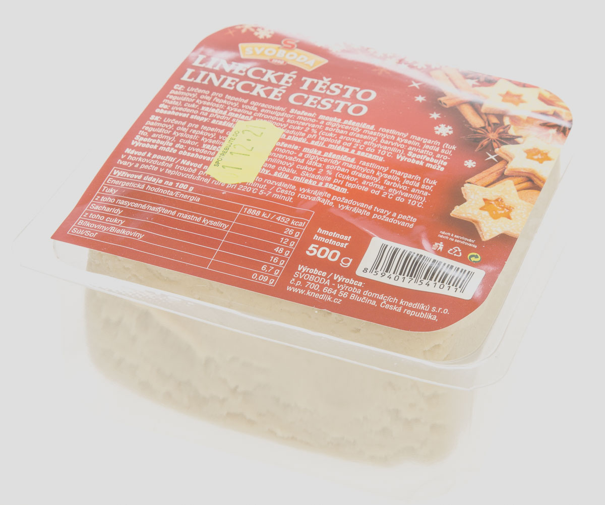 Těsto linecké vanilkové chlaz. 500 g