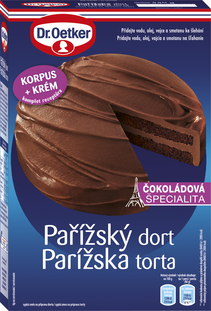 Dr. Oetker Pařížský dort 550 g
