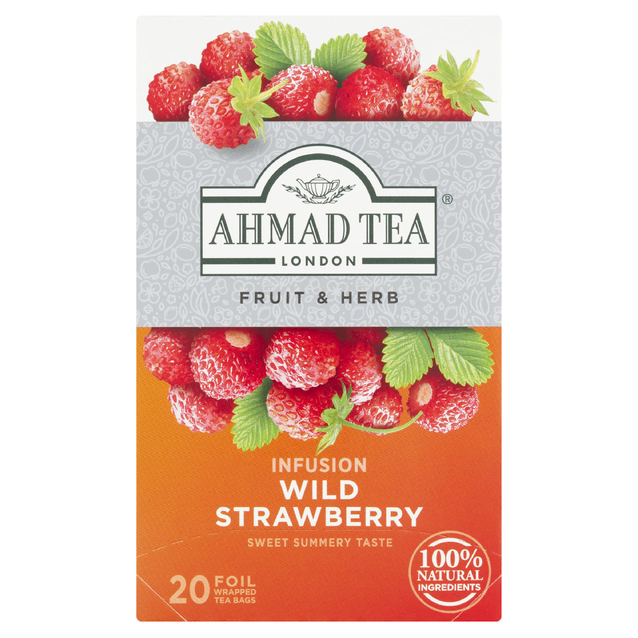 AHMAD TEA Wild Strawberries tea ovocný čaj 40 g