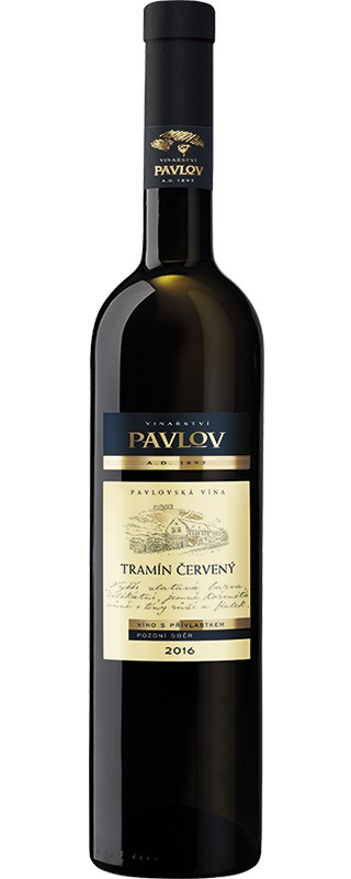 PAVLOV Tramín červený pozdní sběr Solitér 750 ml