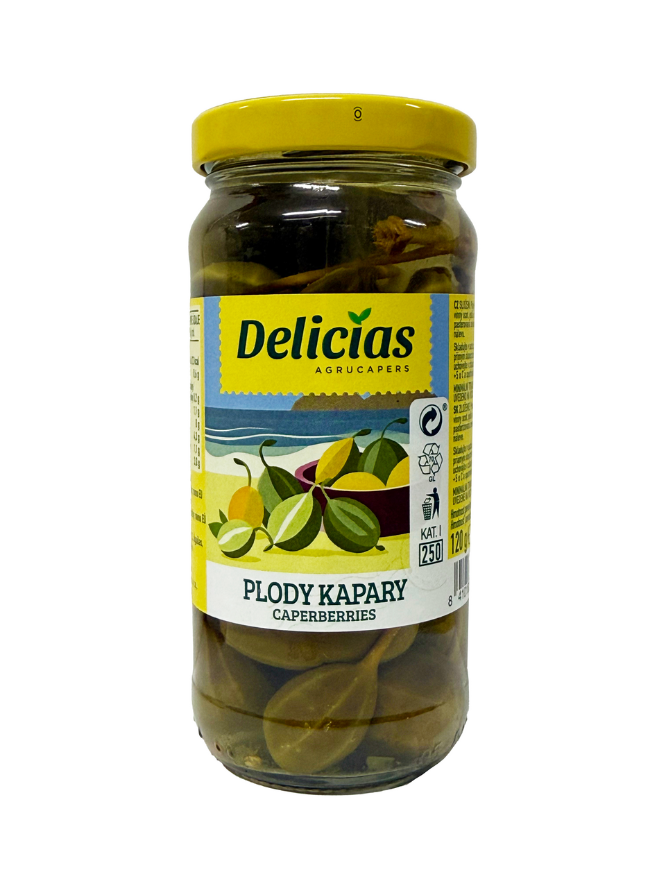 Delicias Kapary plody 250 g