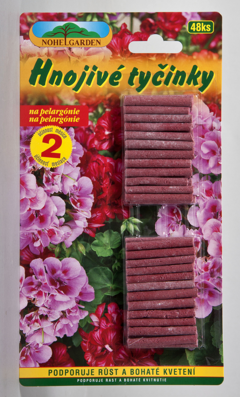 NOHEL-GARDEN Tyčinky na muškáty 48 ks