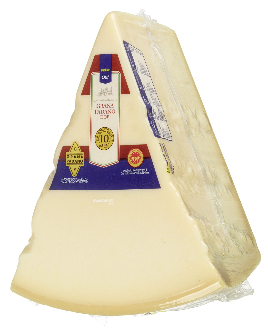 METRO Chef Grana Padano sýr 10 měsíců chlaz. váž. cca 2 kg