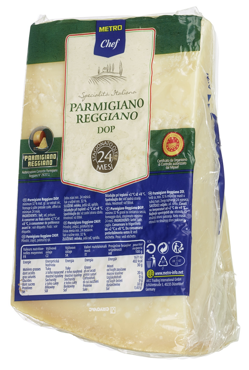 METRO Chef Parmigiano-Reggiano sýr 24-měsíční chlaz. váž. cca 1 kg