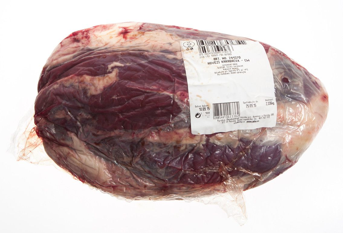 Hovězí karabáček býk CZ chlaz. váž. cca 5,5 kg
