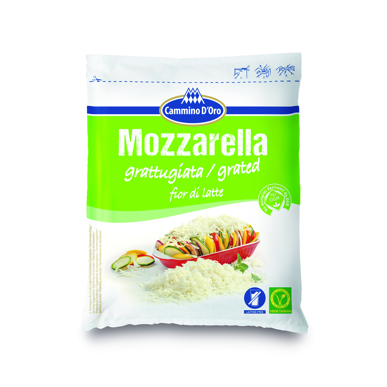GOLDSTEIG Mozzarella strouhaná chlaz. 200 g