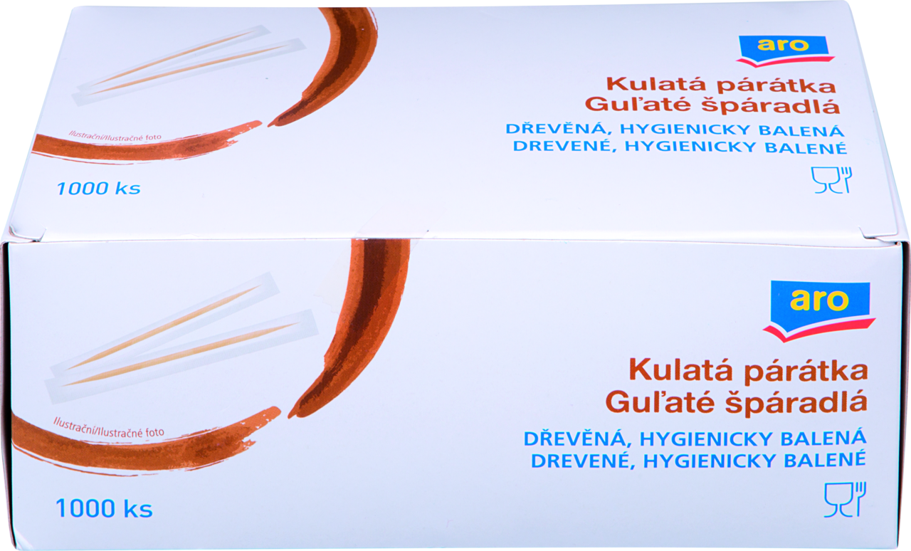 aro Párátka hygienicky balená dřevěná 1000 ks