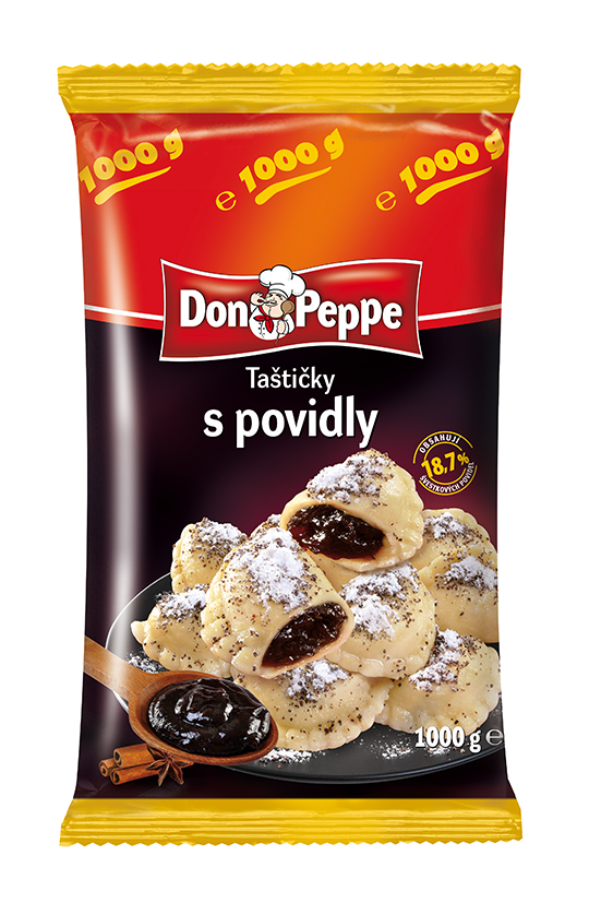 DON PEPPE Taštičky s povidly mraž. 1 kg