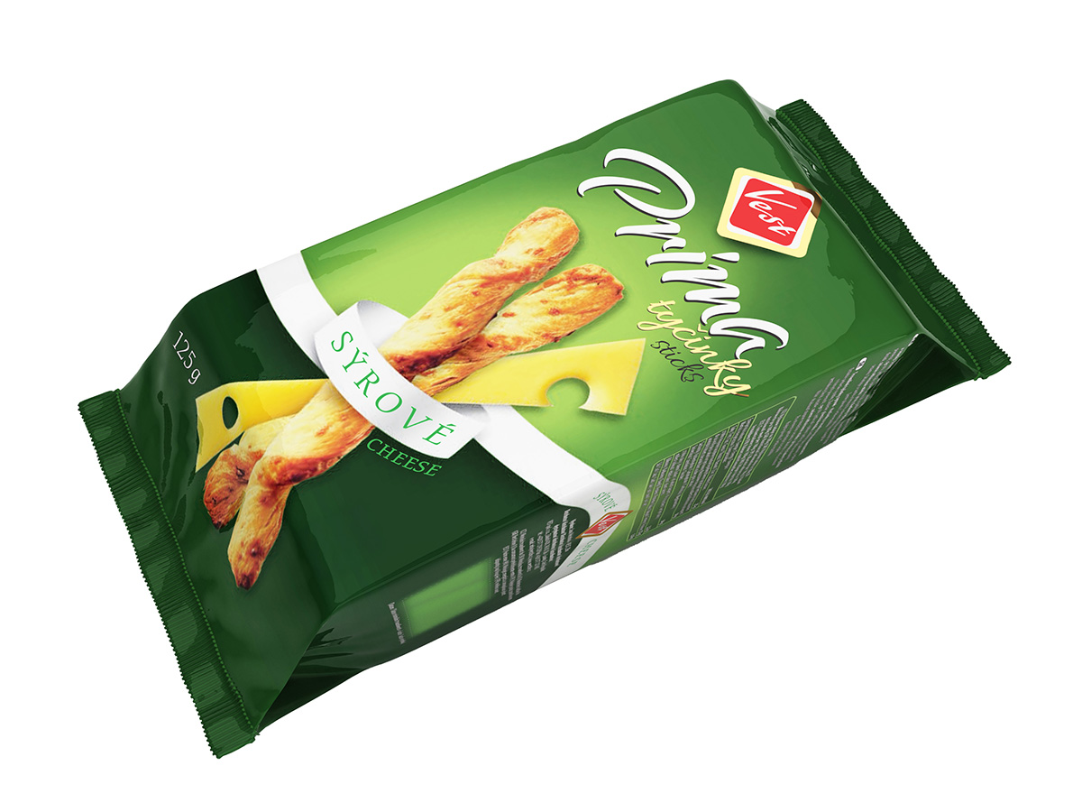 Prima Tyčinky sýrové 125 g