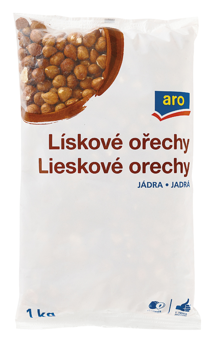 aro Lískové ořechy jádra 11-13 Gruzie 1 kg