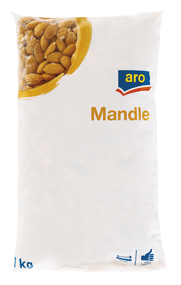 aro Mandle jádra natural 30/32 USA 1 kg