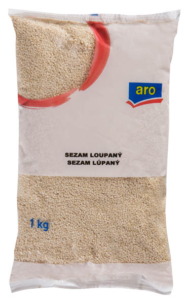 aro Sezam loupaný IN 1 kg fólie