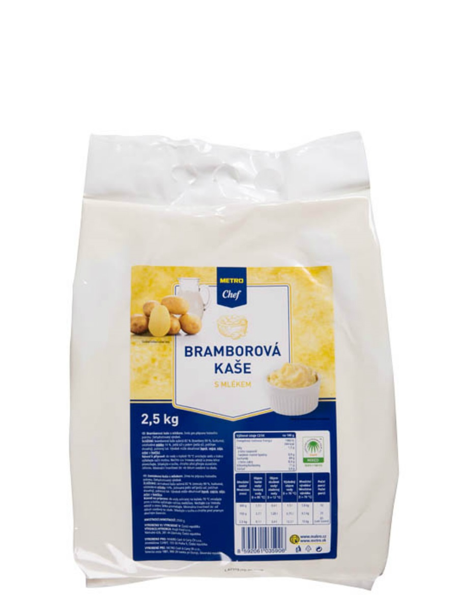 METRO Chef Bramborová kaše s mlékem sypká směs 2,5 kg