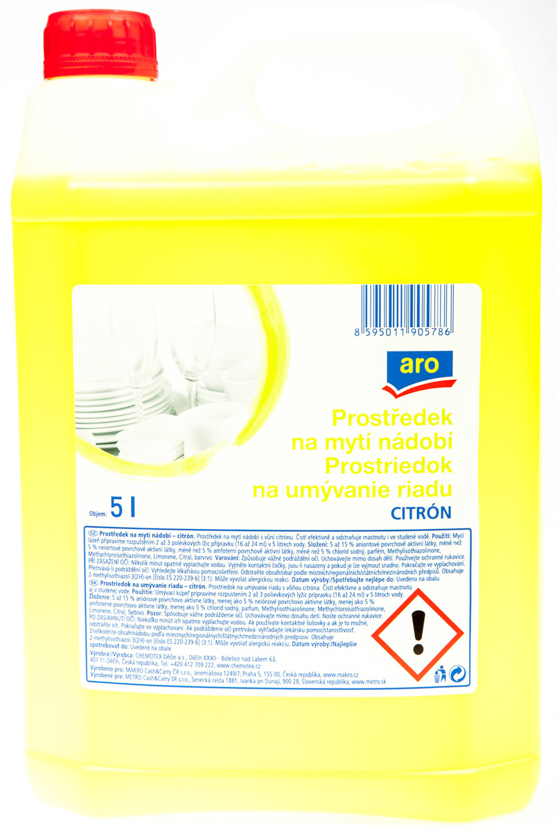 aro Prostředek na mytí nádobí citron 5 l