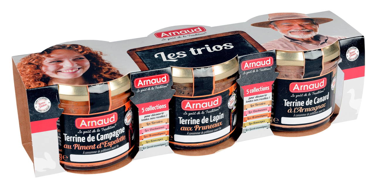 A&R Paštiky Farmářské trio 3 x 90 g