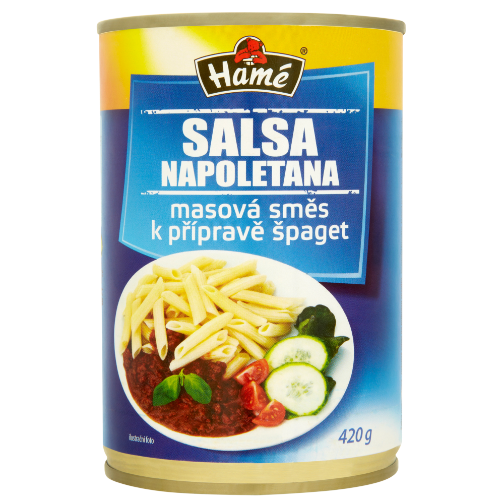 Hamé Salsa Napoletana masová směs na špagety 4 x 420 g