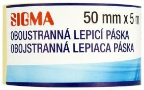 SIGMA Páska oboustranná lepicí 50 mm x 5 m 1 ks