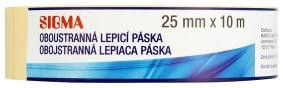 SIGMA Páska oboustranná lepicí 25 mm x 10 m 1 ks