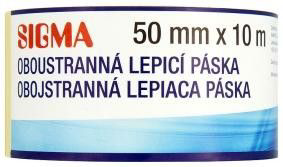 SIGMA Páska oboustranná lepicí 50 mm x 10 m 1 ks