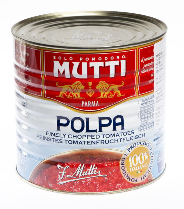 MUTTI Drcená rajčata 2,5 kg