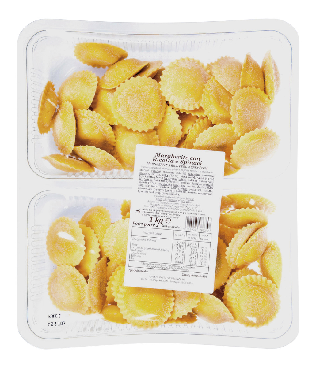 METRO Chef Margherite Ricotta Spinaci těstoviny chlaz. 2 x 500 g