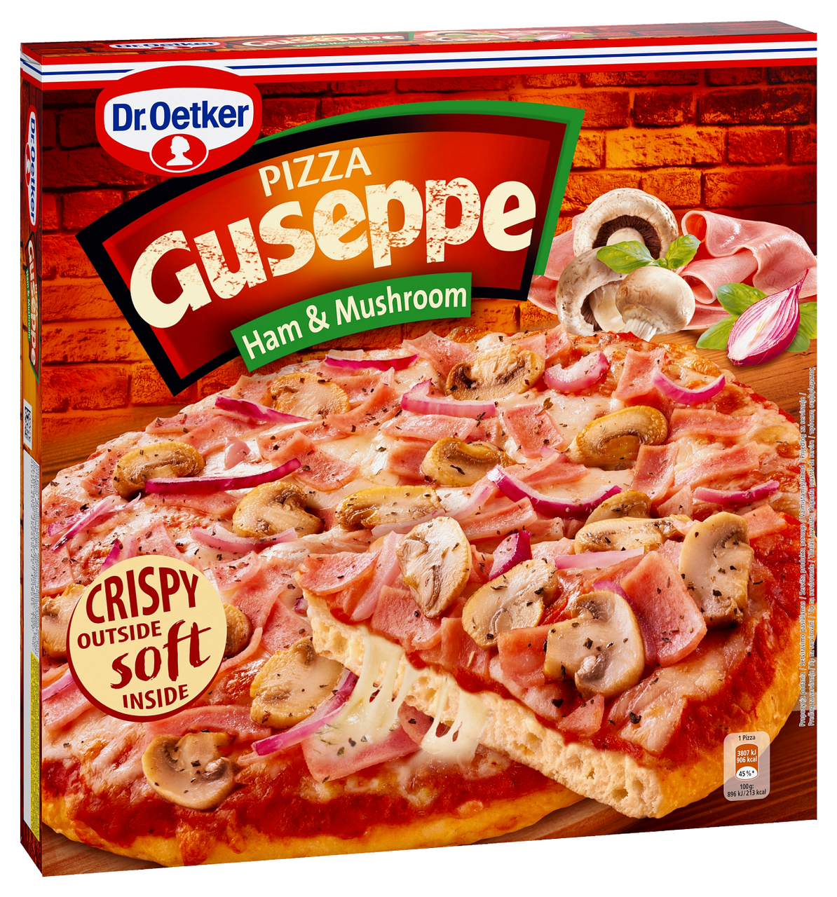 GUSEPPE Pizza šunka žampiony mraž. 425 g